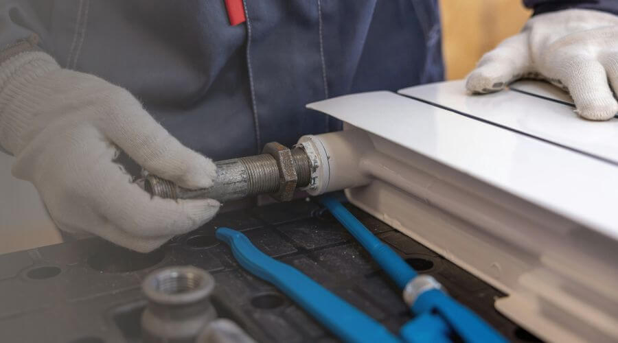 Professional water heater repair services in Bogue, KS